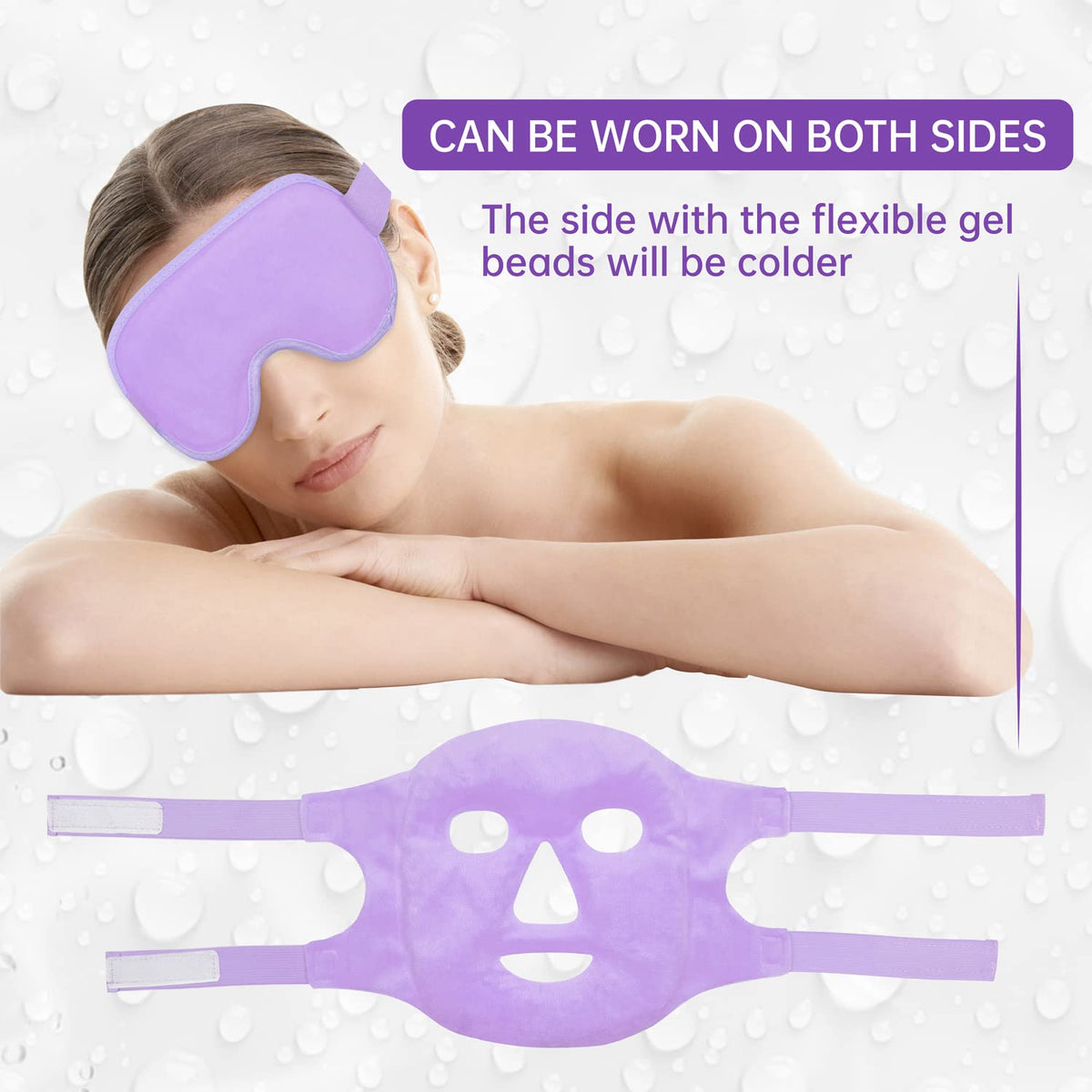 Znocuetod gel pack reusable for hot and cold therapy.
