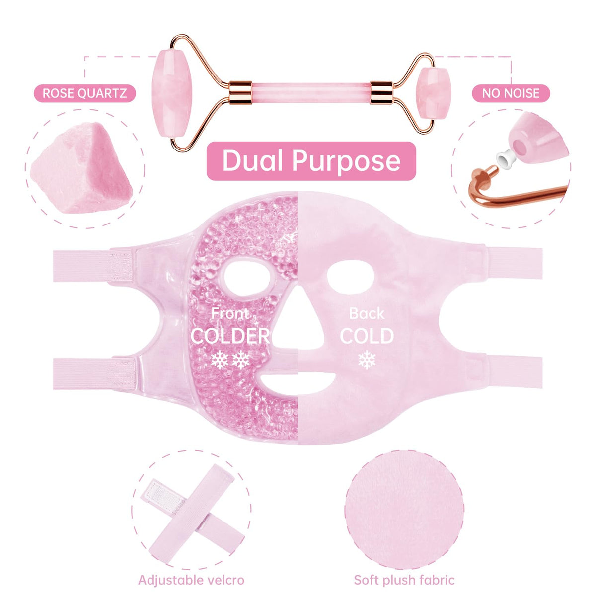 ZNÖCUETÖD neck-face-spot-massage for full-face cooling benefits