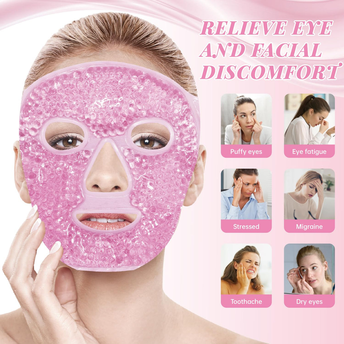 ZNÖCUETÖD rose-quartz-face-roller delivering cooling, uplifting strokes