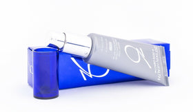 In-hand shot highlighting quick-dry feel of ZO Skin Health SPF 50.