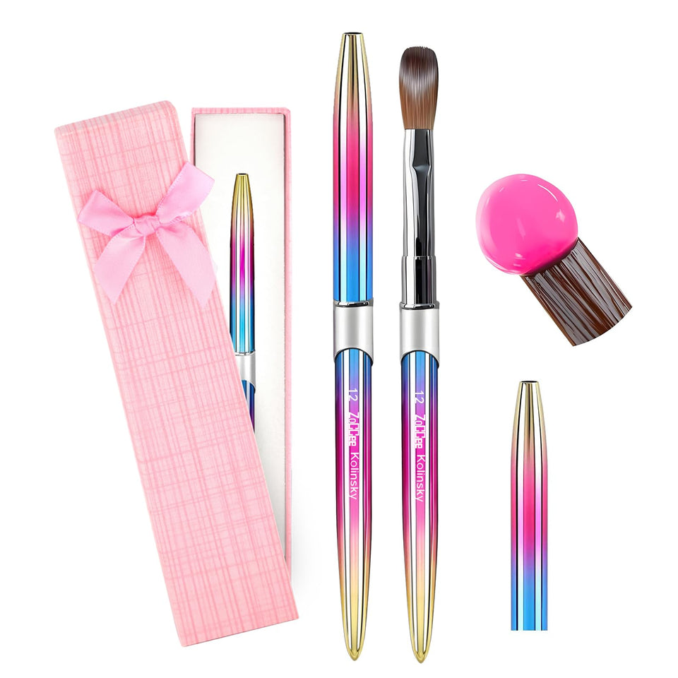 ZoCCee acrylic brush head with Kolinsky bristles delivers precise bead control.