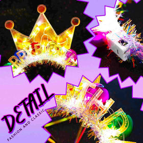 Zoestar night club ready headband lights for nighttime celebrations
