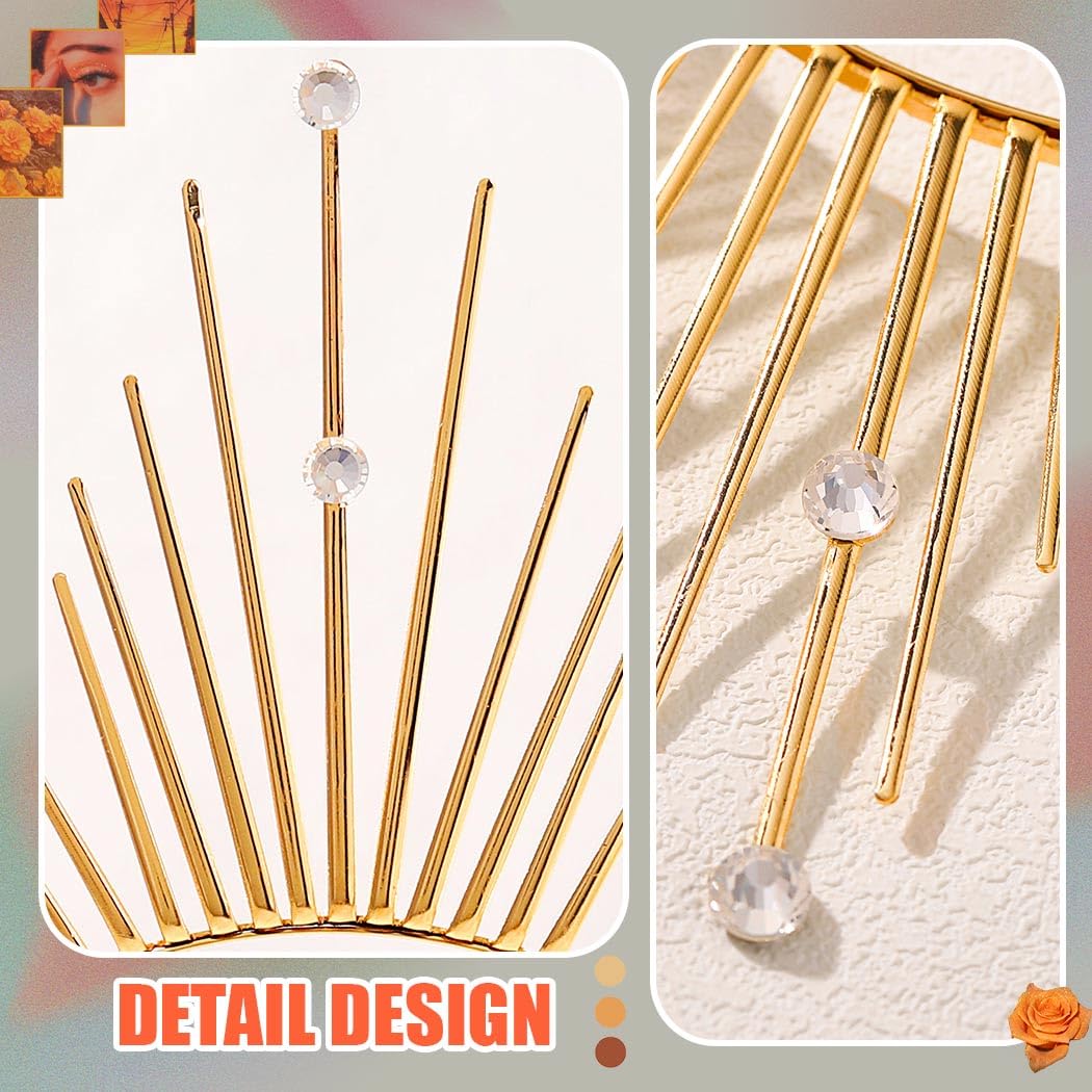 Zoestar Photography Prop Headband Gold, helps create striking crowd-ready portraits.