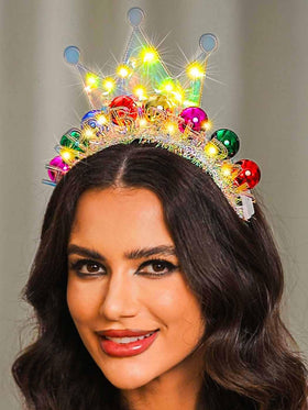 Zoestar sparkly birthday crown headpiece enhancing party visuals