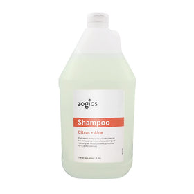 Zogics Citrus and Aloe Shampoo bulk gallon refills provide cost-efficient facility care.