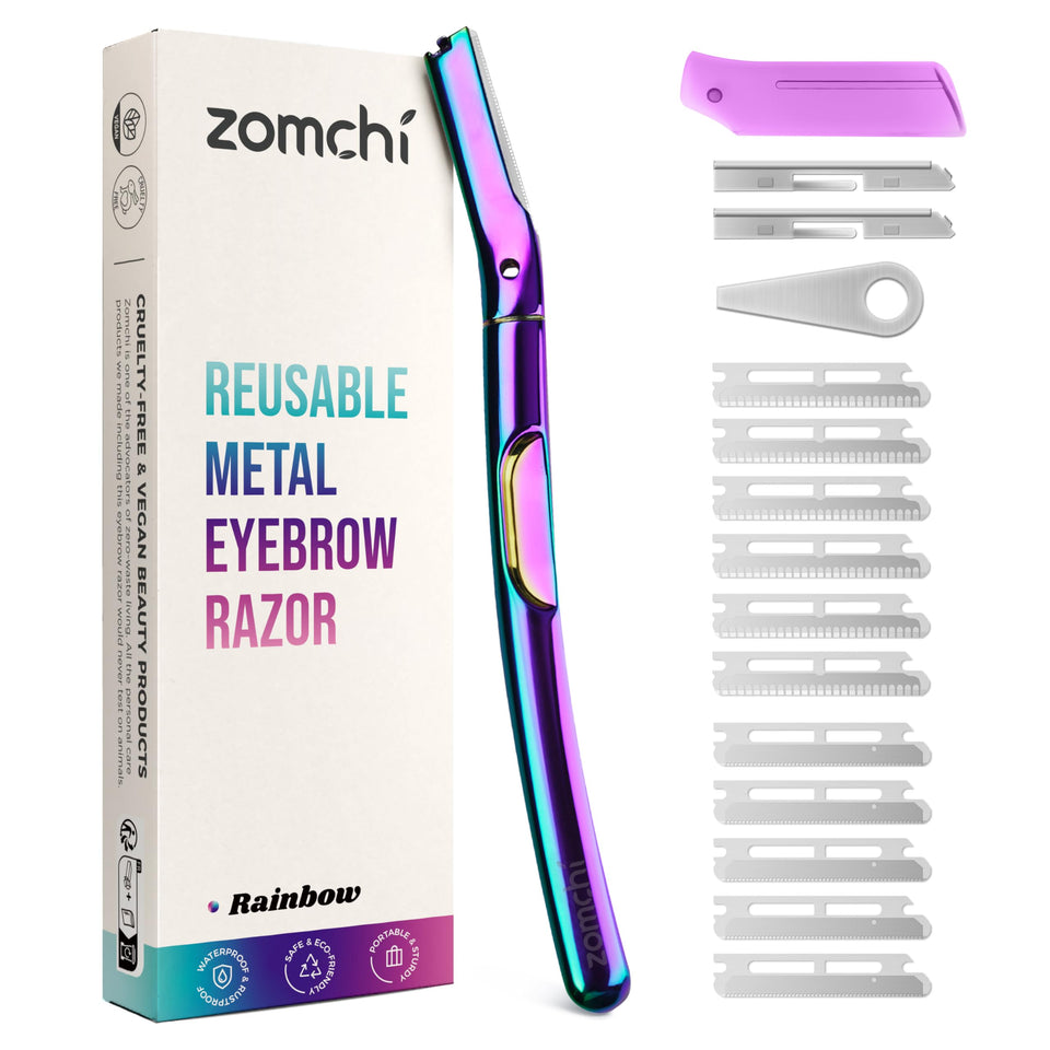 ZOMCHI Dermaplane Razor for facial exfoliation reveals smoother skin