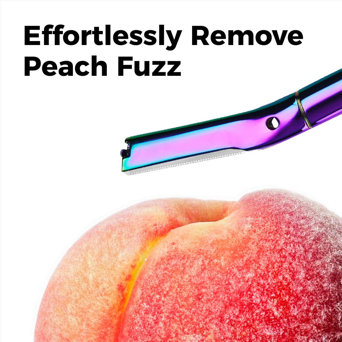 ZOMCHI Dermaplane Razor removes peach fuzz for a clean complexion