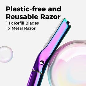 ZOMCHI Dermaplane Razor promotes skin exfoliation and glow
