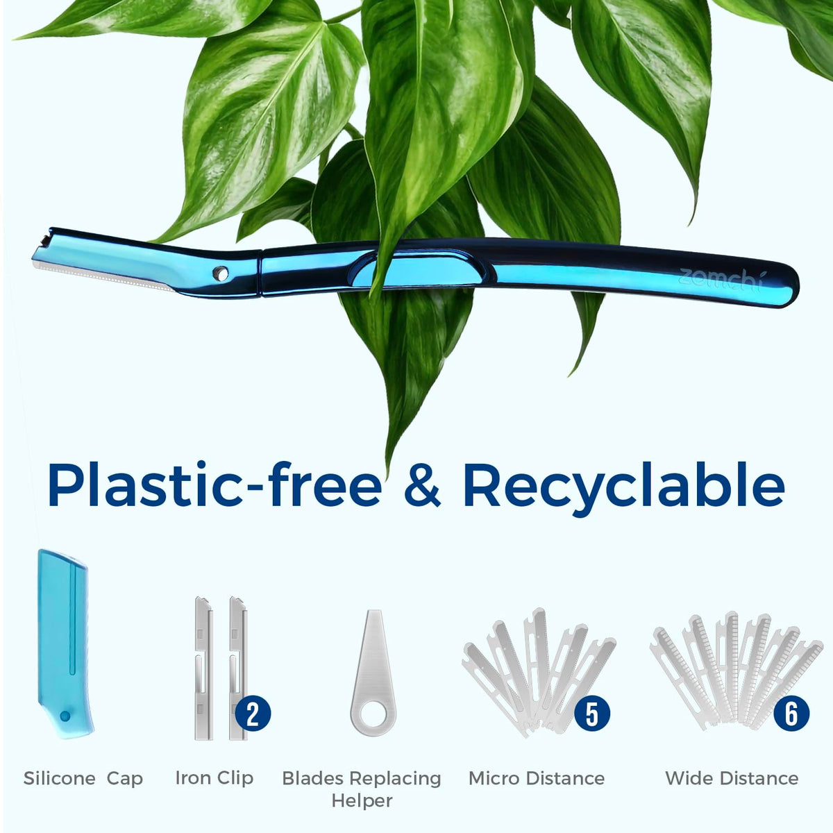 ZOMCHI dermaplaning blade refills for continuous smooth skin maintenance