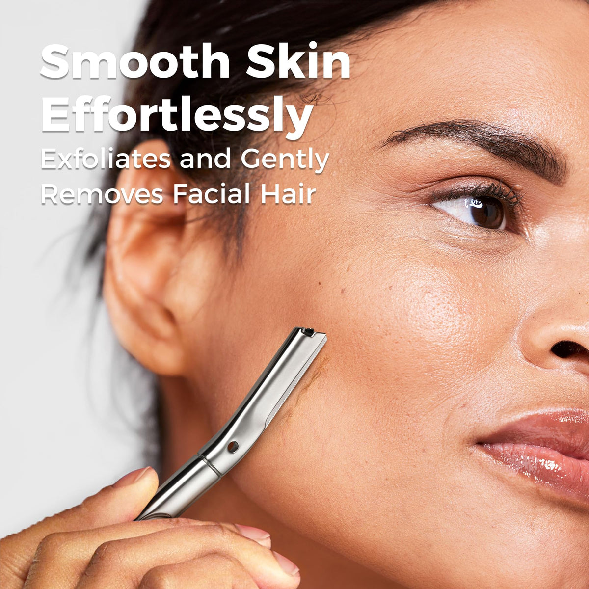 ZOMCHI protective micro-guards enable gentle, irritation-free hair removal.