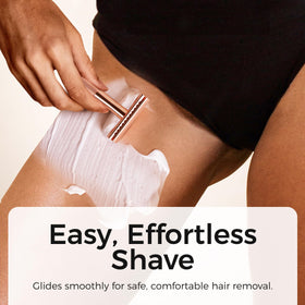 ZOMCHI metal razor reusable design reduces waste and plastic use.