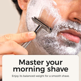 ZOMCHI plastic-free packaging supports sustainable shaving habits.
