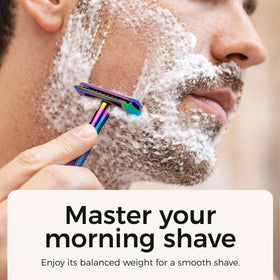 ZOMCHI plastic-free shaving solution emphasizing eco-friendly metal design