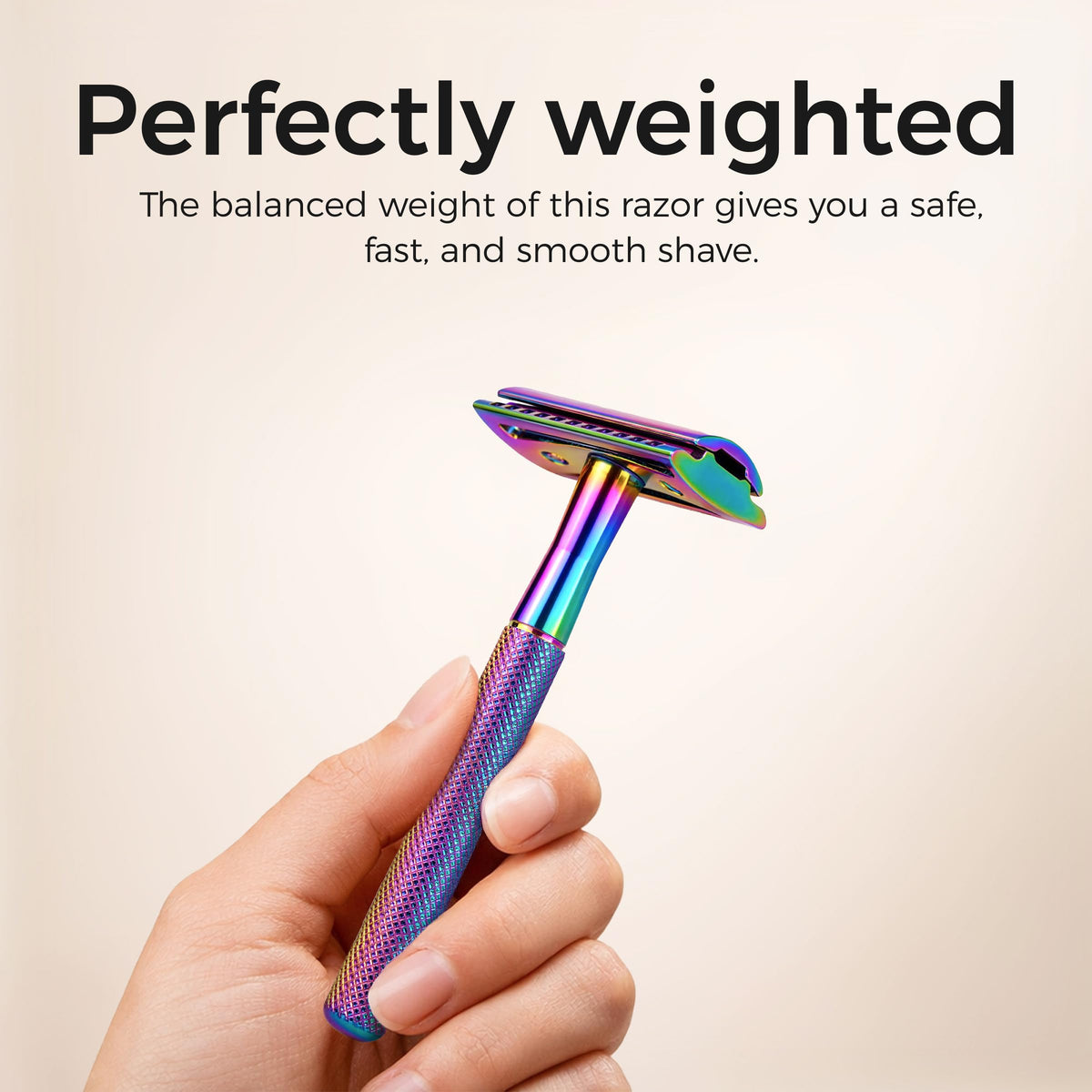 ZOMCHI reusable razor head assembly indicating sustainable, long-term use
