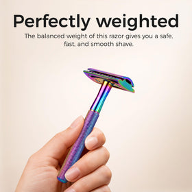 ZOMCHI reusable razor head assembly indicating sustainable, long-term use