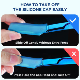 ZOMCHI sharp blades safely trim stubborn hairs for defined shapes