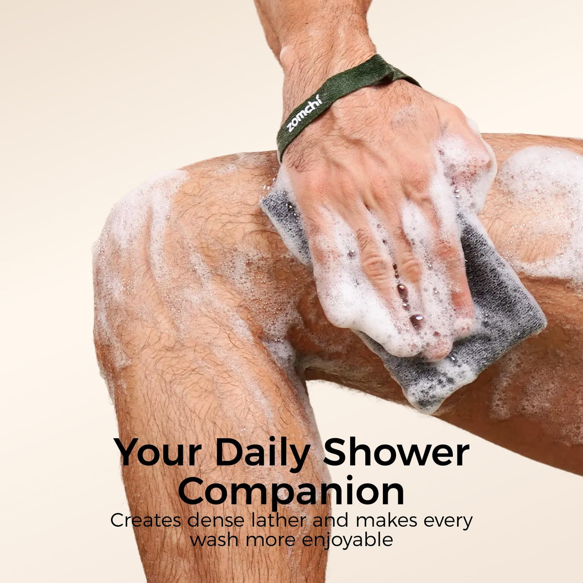 ZOMCHI quick-lather loop bag creates rich foam in minutes.
