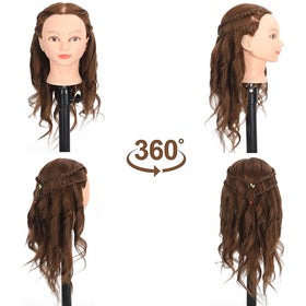 ZOMOI head ideal for braiding, curling, cutting, and heat styling.