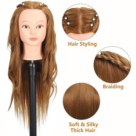 Close-up of ZOMOI 26-28 inch hair for versatile styling