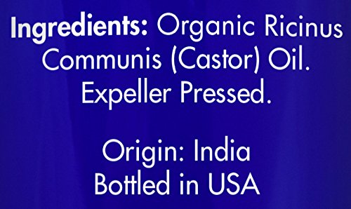 Zongle Therapeutics organic cold-pressed castor oil with smooth texture visible.
