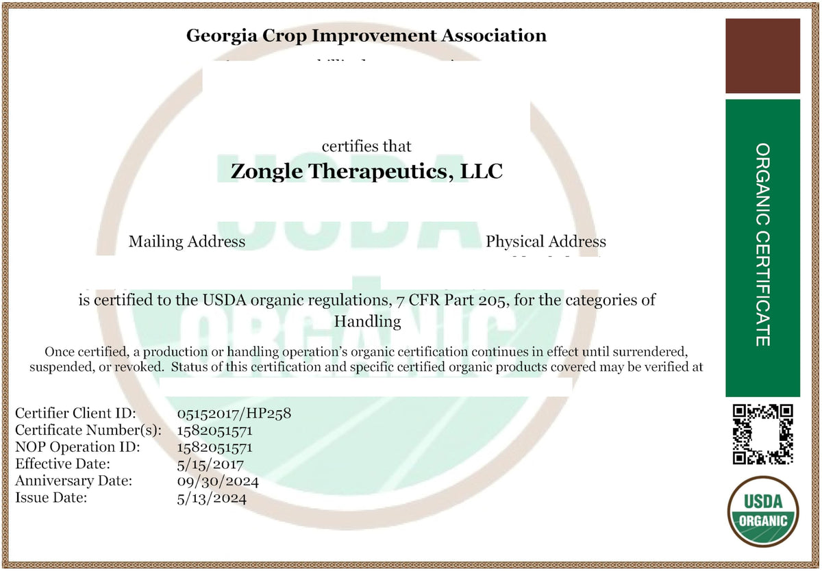 Zongle Therapeutics castor oil for lashes and brows with nourished look.