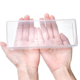 ZOOFOX stackable plastic storage box saves space for home or salon.