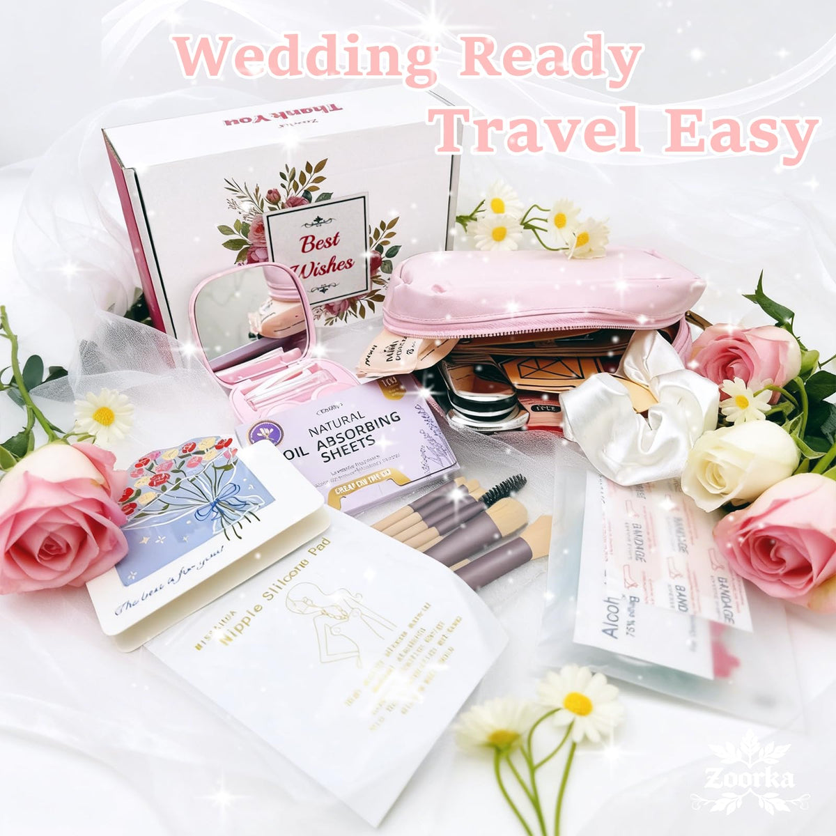 Zoorka Bridal Emergency Kit clutch design keeps essentials within reach during events.