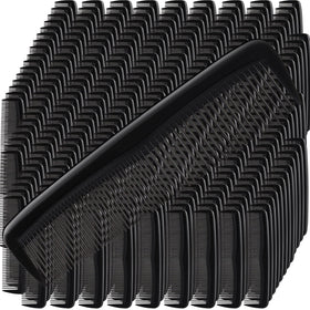 Zopeal bulk black 5-inch hair combs for daily styling and sharing.