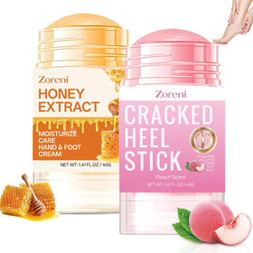 Zoreni hydrating foot cream bottle delivering deep moisture for dry feet.