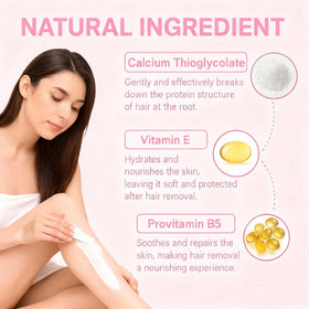 Zoreni No Shave Cream creamy texture spread demonstrates smooth, quick application