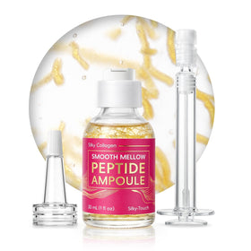 Zosudull Deep Collagen Serum bottle shows hydration and elasticity benefits.