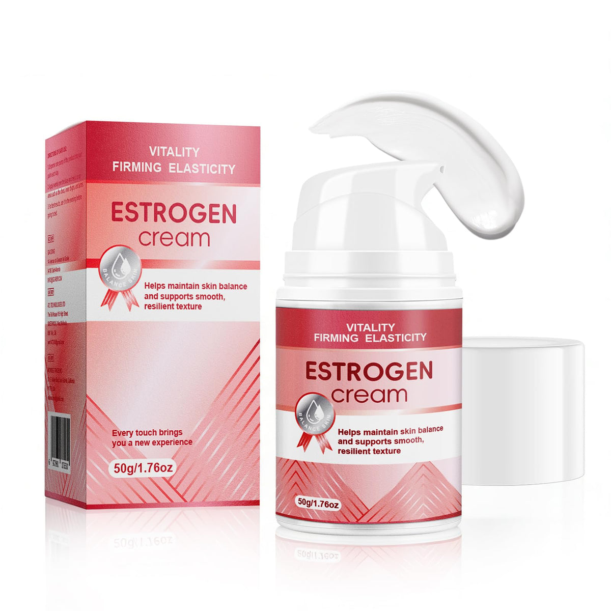 Zosudull Estrogen Cream bottle pump for hygienic, daily hydration.