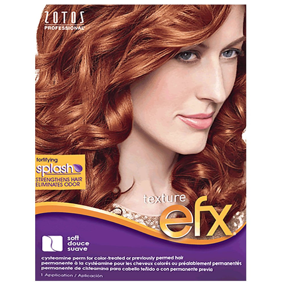 Zotos Texture EFX Color Treated Perm bottle for textured color styling