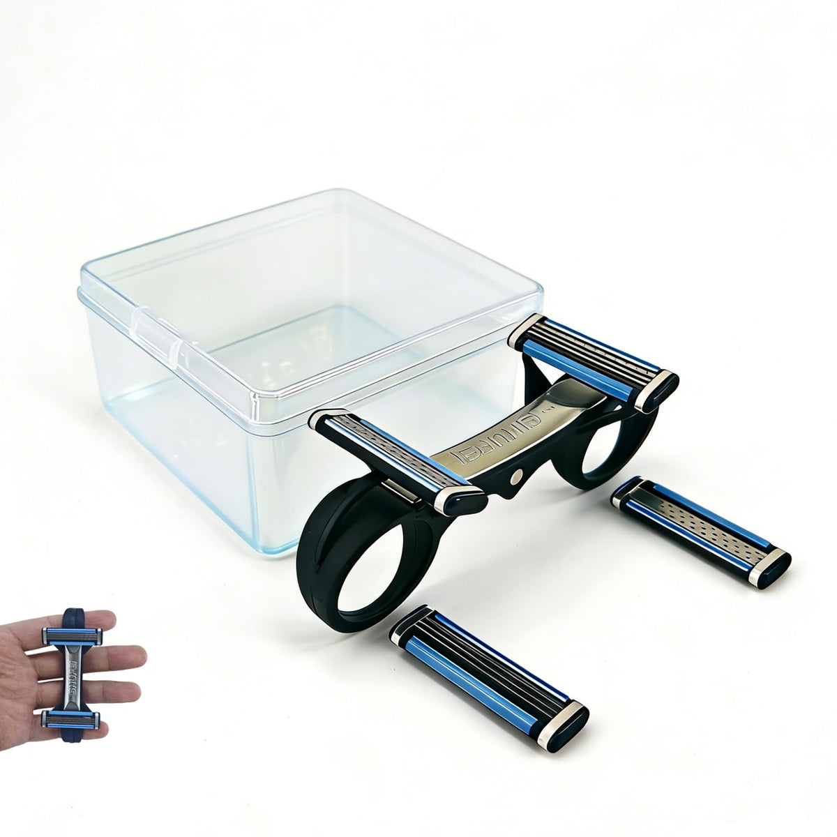 ZOUYIWET bald head shaver with double blade for a smooth shave
