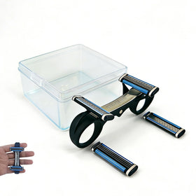 ZOUYIWET bald head shaver with double blade for a smooth shave