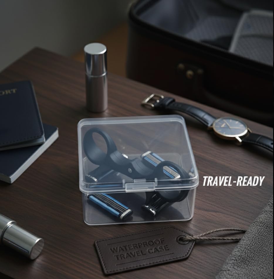 ZOUYIWET travel case with spare blades for on the go