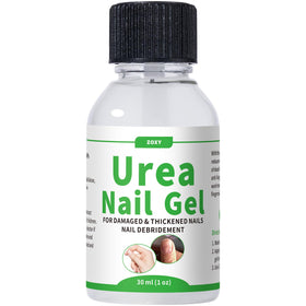 Zoxy Urea Nail Gel 40% bottle close-up for fast absorption and nail restoration.
