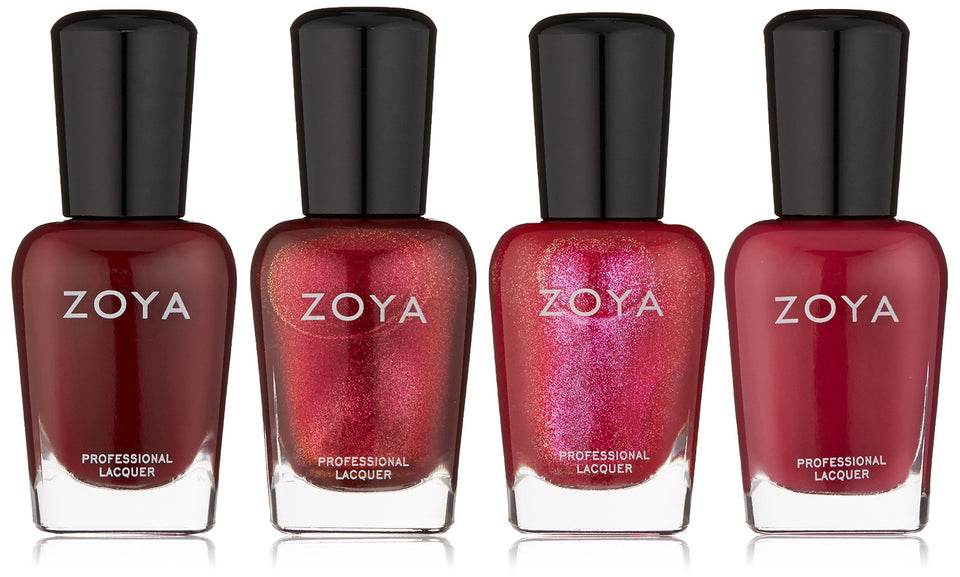 Zoya Fa La La La La quad box packaging offers gift-ready presentation with four shades.