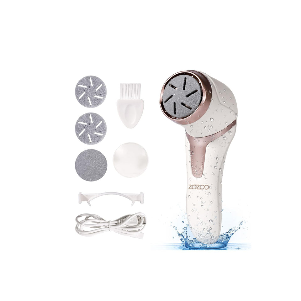 ZOZOO electric foot callus remover front view for at-home pedicure