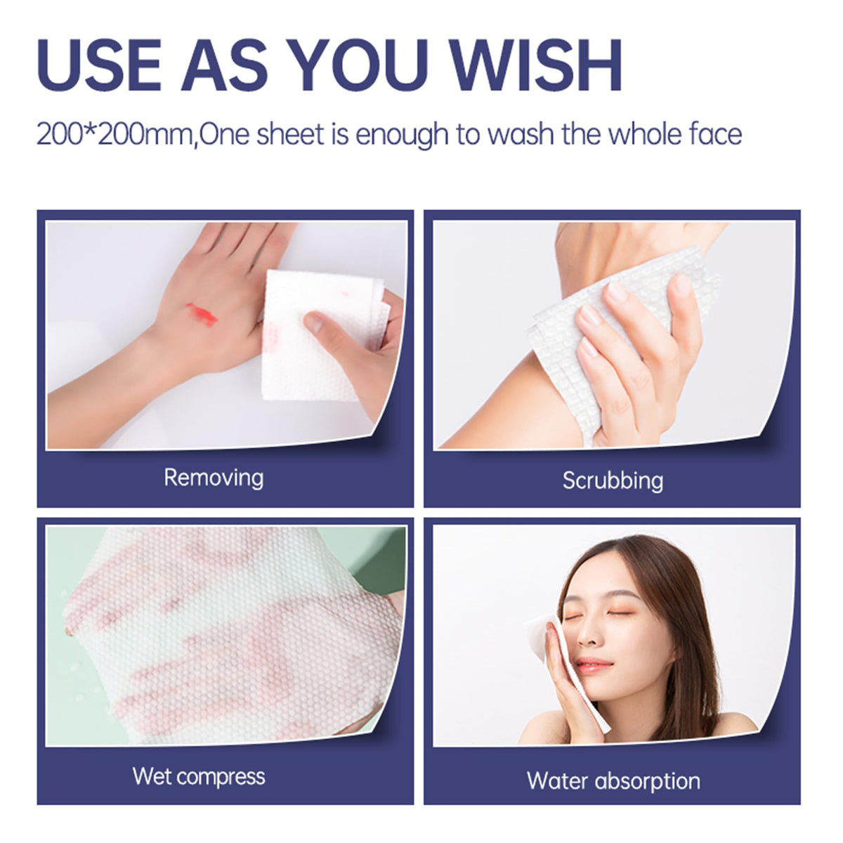 ZPCO Multiuse Facial Towel for hands, nose, baby care and everyday use.