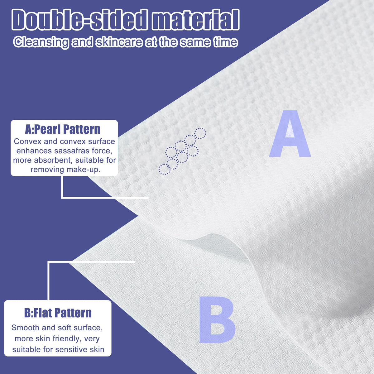 ZPCO Sensitive Skin Wipes Soft Rayon ideal for gentle, irritation-free cleansing.