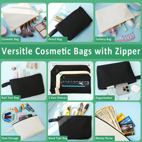 Zpecox travel-ready canvas pouch helps organize accessories