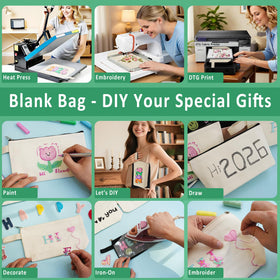 Zpecox stand-up zipper pouch keeps items visible on desk