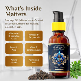 ZP.TECH 1oz premium moringa oil packaging ready for gifting or travel.