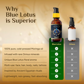 Moringa oil used on nails and cuticles for nourishment