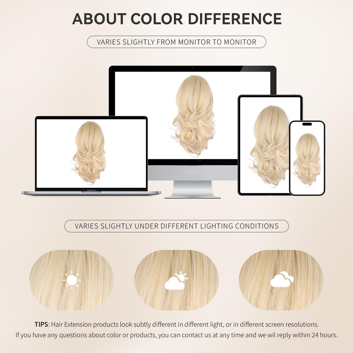 ZQIAN BEAUTY care-ready fibers stay tangle-free with light conditioning.