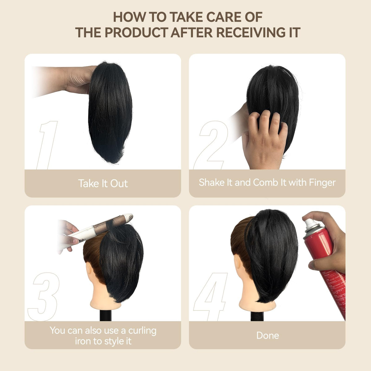 ZQIAN BEAUTY ponytail care and conditioning tips for longevity