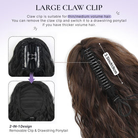 ZQIAN BEAUTY ponytail extension designed for easy everyday wear.
