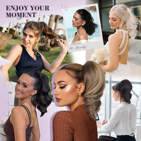ZQIAN BEAUTY ponytail suitable for events like parties or weddings
