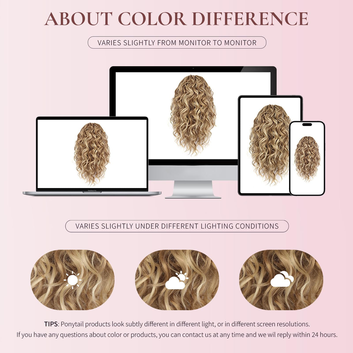ZQIAN BEAUTY ponytail suitable for parties and weddings.